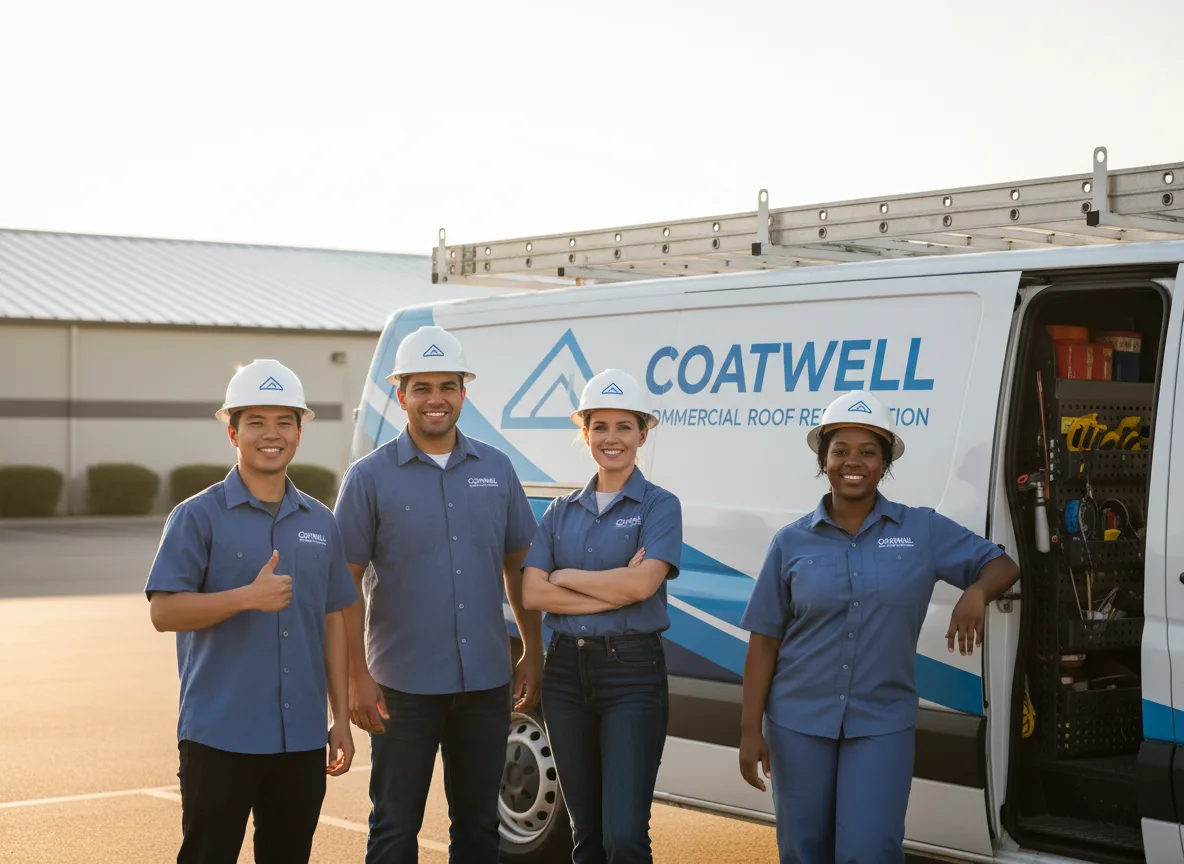 Commercial roof coating company in Morrisonville, WI